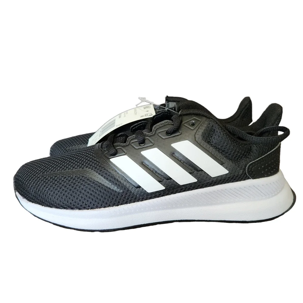 adidas K Runfalcon Black/White Running Shoes 5